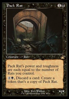 Pack Rat (V.1)⁣ - Ravnica Remastered: Extras⁣ (Rare)⁣ [455]