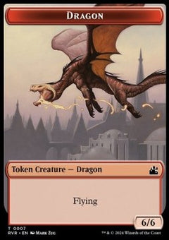 Dragon Token (R 6/6) // Goblin Token (R 1/1)⁣ - Ravnica Remastered: Tokens⁣ (Token)⁣ [T 7/8]