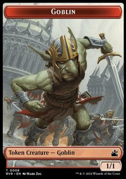 Goblin Token (R 1/1) // Soldier Token (RW 1/1)⁣ - Ravnica Remastered: Tokens⁣ (Token)⁣ [T 8/16]