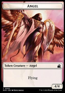 Angel Token (W 4/4) / Spirit Token (WB 1/1)⁣ - Ravnica Remastered: Tokens⁣ (Token)⁣ [T 2/18]
