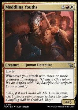 Meddling Youths⁣ - Murders at Karlov Manor⁣ (Uncommon)⁣ [219]