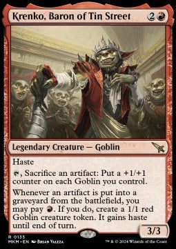 Krenko, Baron of Tin Street⁣ - Murders at Karlov Manor⁣ (Rare)⁣ [135]