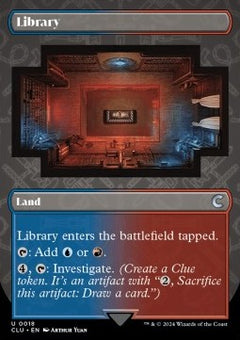 Library⁣ - Ravnica: Cluedo Edition⁣ (Uncommon)⁣ [18]