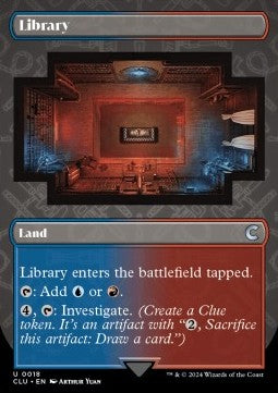 Library⁣ - Ravnica: Cluedo Edition⁣ (Uncommon)⁣ [18]
