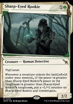 Sharp-Eyed Rookie⁣ - Murders at Karlov Manor: Extras⁣ (Rare)⁣ [353]