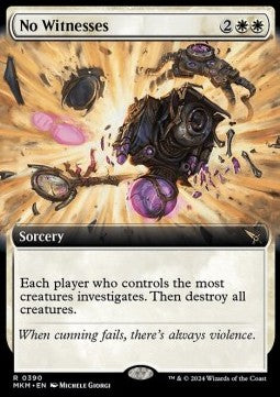 No Witnesses⁣ - Murders at Karlov Manor: Extras⁣ (Rare)⁣ [390]