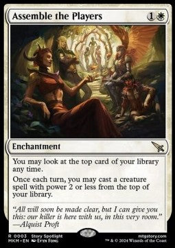 Assemble the Players⁣ - Murders at Karlov Manor⁣ (Rare)⁣ [3]