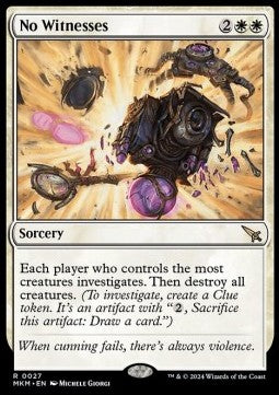 No Witnesses⁣ - Murders at Karlov Manor⁣ (Rare)⁣ [27]