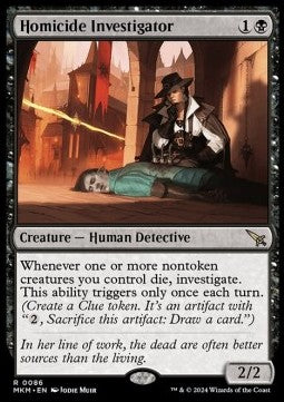 Homicide Investigator⁣ - Murders at Karlov Manor⁣ (Rare)⁣ [86]