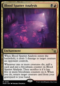 Blood Spatter Analysis⁣ - Murders at Karlov Manor⁣ (Rare)⁣ [189]