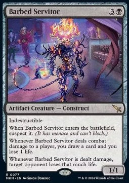 Barbed Servitor⁣ - Murders at Karlov Manor⁣ (Rare)⁣ [77]
