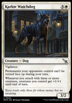 Karlov Watchdog⁣ - Murders at Karlov Manor⁣ (Uncommon)⁣ [20]