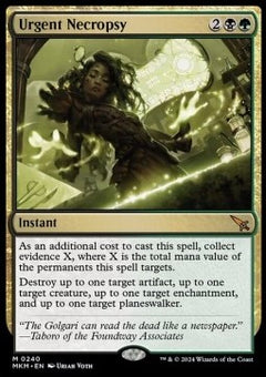 Urgent Necropsy⁣ - Murders at Karlov Manor⁣ (Mythic)⁣ [240]