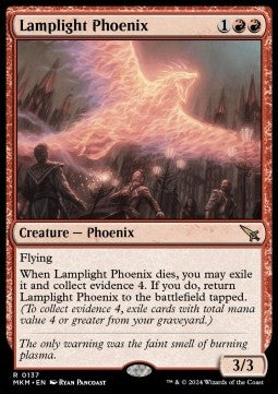 Lamplight Phoenix⁣ - Murders at Karlov Manor⁣ (Rare)⁣ [137]