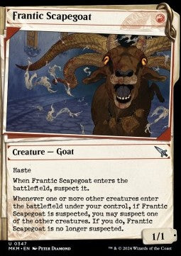 Frantic Scapegoat⁣ - Murders at Karlov Manor: Extras⁣ (Uncommon)⁣ [347]