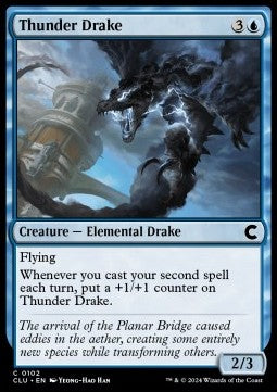 Thunder Drake⁣ - Ravnica: Cluedo Edition⁣ (Common)⁣ [102]
