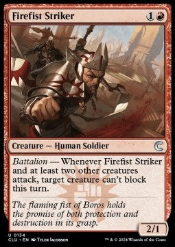 Firefist Striker⁣ - Ravnica: Cluedo Edition⁣ (Uncommon)⁣ [134]