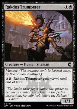 Rakdos Trumpeter⁣ - Ravnica: Cluedo Edition⁣ (Common)⁣ [119]