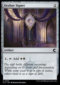 Orzhov Signet⁣ - Ravnica: Cluedo Edition⁣ (Common)⁣ [225]