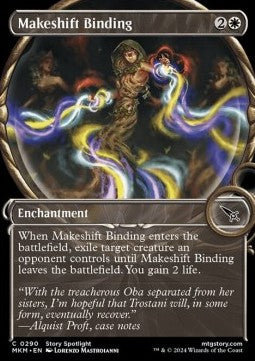 Makeshift Binding⁣ - Murders at Karlov Manor: Extras⁣ (Common)⁣ [290]