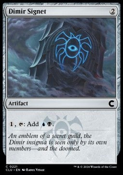 Dimir Signet⁣ - Ravnica: Cluedo Edition⁣ (Common)⁣ [221]