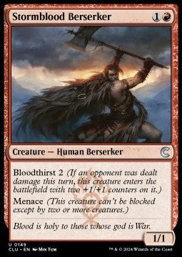 Stormblood Berserker⁣ - Ravnica: Cluedo Edition⁣ (Uncommon)⁣ [149]