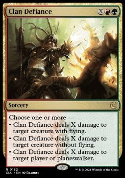 Clan Defiance⁣ - Ravnica: Cluedo Edition⁣ (Rare)⁣ [182]