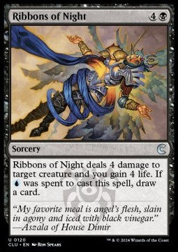 Ribbons of Night⁣ - Ravnica: Cluedo Edition⁣ (Uncommon)⁣ [120]