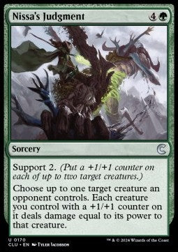 Nissa's Judgment⁣ - Ravnica: Cluedo Edition⁣ (Uncommon)⁣ [170]