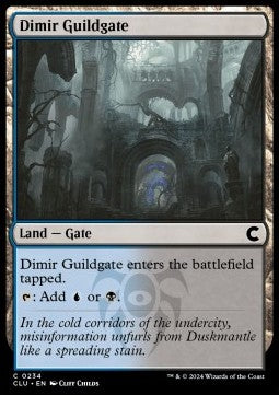 Dimir Guildgate⁣ - Ravnica: Cluedo Edition⁣ (Common)⁣ [234]