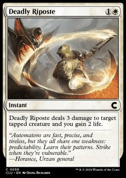 Deadly Riposte⁣ - Ravnica: Cluedo Edition⁣ (Common)⁣ [58]
