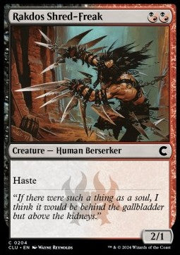 Rakdos Shred-Freak⁣ - Ravnica: Cluedo Edition⁣ (Common)⁣ [204]