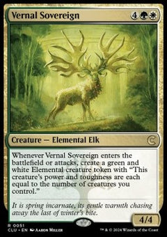 Vernal Sovereign⁣ - Ravnica: Cluedo Edition⁣ (Rare)⁣ [51]
