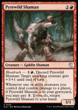 Pyrewild Shaman⁣ - Ravnica: Cluedo Edition⁣ (Uncommon)⁣ [144]