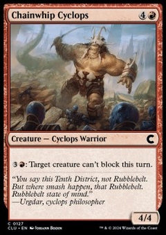 Chainwhip Cyclops⁣ - Ravnica: Cluedo Edition⁣ (Common)⁣ [127]
