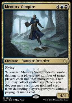 Memory Vampire⁣ - Ravnica: Cluedo Edition⁣ (Rare)⁣ [38]