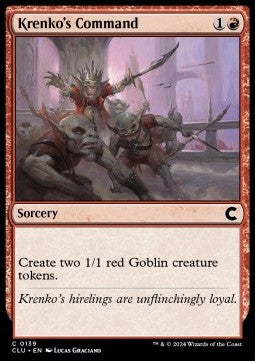 Krenko's Command⁣ - Ravnica: Cluedo Edition⁣ (Common)⁣ [139]