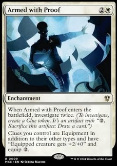 Armed with Proof⁣ - Commander: Murders at Karlov Manor⁣ (Rare)⁣ [9]