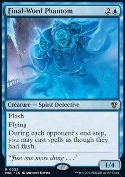 Final-Word Phantom⁣ - Commander: Murders at Karlov Manor⁣ (Rare)⁣ [22]