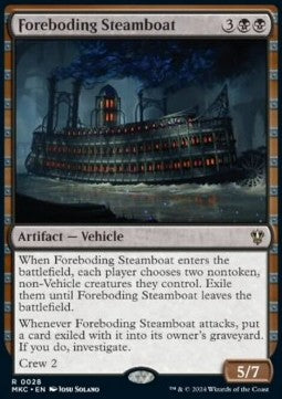 Foreboding Steamboat⁣ - Commander: Murders at Karlov Manor⁣ (Rare)⁣ [28]