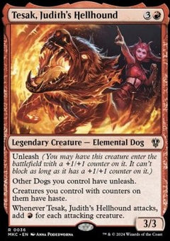 Tesak, Judith's Hellhound⁣ - Commander: Murders at Karlov Manor⁣ (Rare)⁣ [36]