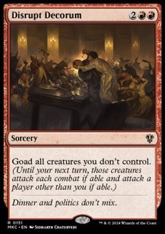 Disrupt Decorum⁣ - Commander: Murders at Karlov Manor⁣ (Rare)⁣ [151]