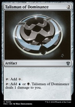 Talisman of Dominance⁣ - Commander: Murders at Karlov Manor⁣ (Uncommon)⁣ [242]