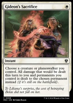 Gideon's Sacrifice⁣ - Commander: Murders at Karlov Manor⁣ (Common)⁣ [68]