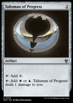 Talisman of Progress⁣ - Commander: Murders at Karlov Manor⁣ (Uncommon)⁣ [243]