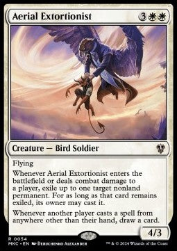 Aerial Extortionist⁣ - Commander: Murders at Karlov Manor⁣ (Rare)⁣ [54]
