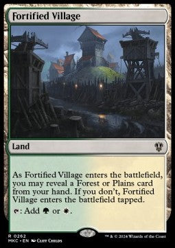 Fortified Village⁣ - Commander: Murders at Karlov Manor⁣ (Rare)⁣ [262]