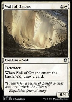 Wall of Omens⁣ - Commander: Murders at Karlov Manor⁣ (Uncommon)⁣ [90]