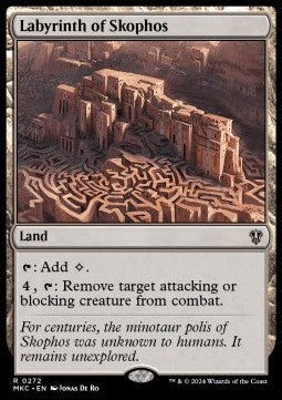 Labyrinth of Skophos⁣ - Commander: Murders at Karlov Manor⁣ (Rare)⁣ [272]