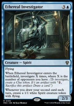 Ethereal Investigator⁣ - Commander: Murders at Karlov Manor⁣ (Rare)⁣ [105]